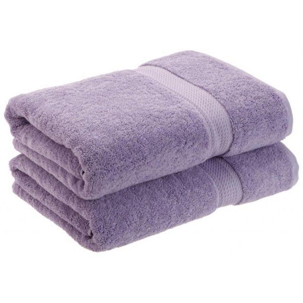 Superior 900GSM Egyptian Cotton 2-Piece Bath Towel Set  Purple 900GSM BATH PR